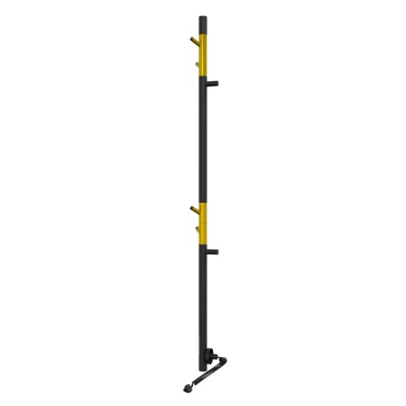 Towel Electric Laris Image, 150x1400 mm, 4 crossbars, univers., Black-3
