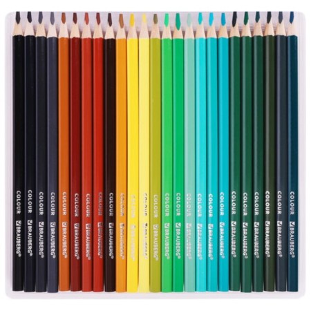 Pencils CV Super -smugg Bright Trogr Brauberg Max, 50 colors, Soft barn 3.3 mm, 181860-5