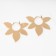 Earrings Metal "Shine" Five -Pacific Mach, Color Gold