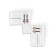 Corner L for LED tape 2835 12/24V (2 contacts) GS6501, 10 pcs
