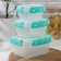 A set of food airtight containers, 3 pcs: 380 ml, 0.8 l, 1.5 liters