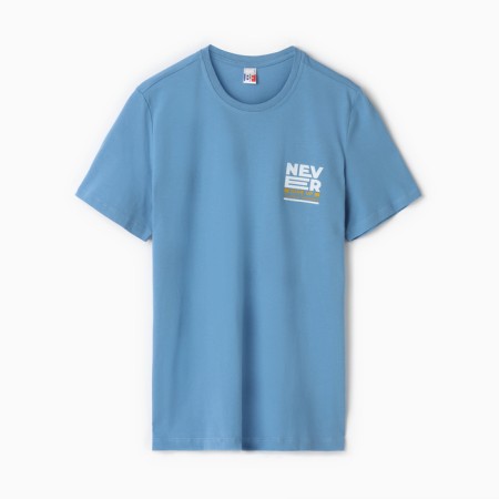 T -shirt male, blue color, size 50