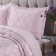 A set with a bedspread "Audrey", size 240x260 cm, 50x70 cm - 2 pcs, color ash rose