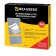 Wall set of 3 metal trays of Germanium, for A4 format, silver