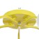 Causte "Online" (Tsil.) 5x15W E27 Model: BR 00281 Yellow 52x52x15cm