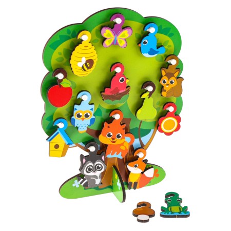 Toy with hooks "Forest tree"-3