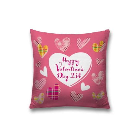 Pillowess decorative "Stylish hearts", on a zipper, size 45x45 cm