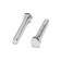 Bolt Stroybat, with a hexagonal head, galvanized, Din933, M5x40 mm, 60 pcs