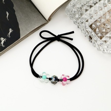 Hair elastic band "Lovis" 5 cm, mix