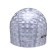 ATEMI Pu 120 swimming cap, fabric with polyurethane coating, gray 3D color