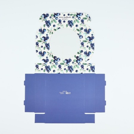 Boxing box with low sides "Berries", 11 × 11 × 3 cm-5