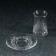 Glass tea set, 12 items: 6 glasses 160 ml, 6 saucer d = 12.3 cm