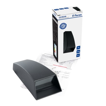 Street Feron DH506, IP54, LED, 6 W, 80x45x170 mm, black color is black-5