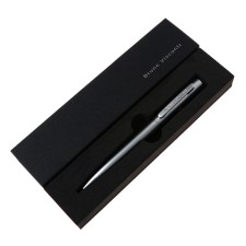 Switching handle, 1.0 mm, BrunovisConti firenze, blue rod, metal case Soft Touch silver, in case