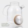 Glass teapot with a bamboo lid and metal filter Bellatenero "Eco", 1.8 liters
