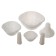 Plastic flowerbed, 3 tiers, d = 27–40–55 cm, h = 90 cm, white, "waterfall"
