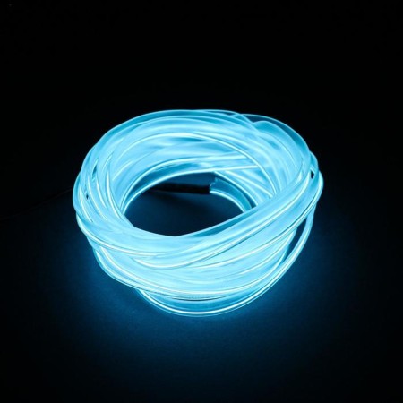 Neon thread for lighting salon, white, 3 m