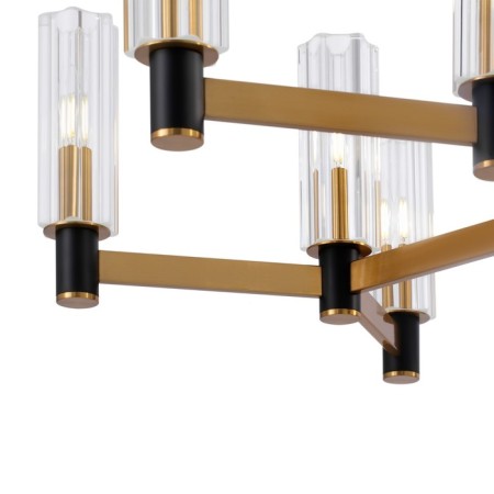 Caustry Freya Fr5167PL-09BS AMBRA, 760x760x558 mm, E14, 9x40W, brass color-1