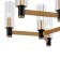 Caustry Freya Fr5167PL-09BS AMBRA, 760x760x558 mm, E14, 9x40W, brass color