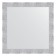 Mirror in the baguette frame, white minting 70 mm, 76 x 76 cm