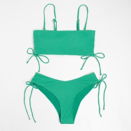 Separate Minaku swimsuit with wiretrous, green color, size 42-4