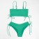 Separate Minaku swimsuit with wiretrous, green color, size 42