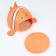 Animal house "Fish-Clown", 31 x 30 x 28 cm, orange