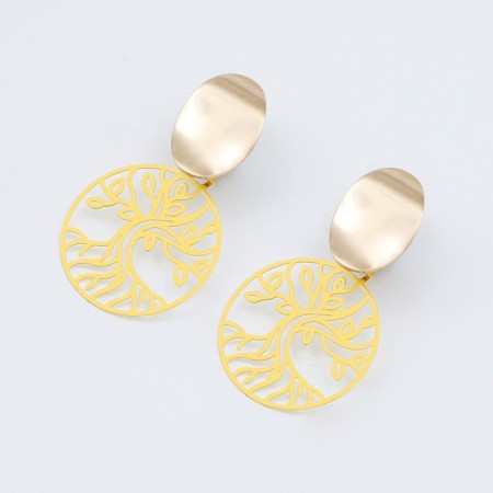 Earrings "Tenderness", 2.5 x 4 cm 1-3