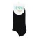Women's socks shortened Mini Fresh, size 39-41, Nero color