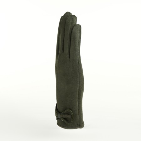 Gloves are female, dimensionless, without insulation, khaki color-1