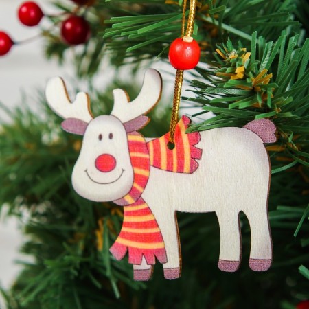 New Year's Suspension "Happy Deer", mix-1