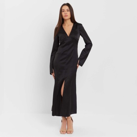 Women's silk dress Mist: Classic Collection p. 42, black color