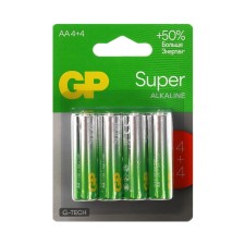 Alkalin battery GP, AA, LR6-8BL, 1.5V, blister, 4+4 pcs