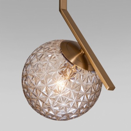 Suspended lamp with a shape ceiling, 60W, E14, 22x22 cm-1