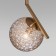 Suspended lamp with a shape ceiling, 60W, E14, 22x22 cm