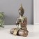 Souvenir Polystone "Buddha - Mudra Namascar" gray 9.5x13.5x19.5 cm