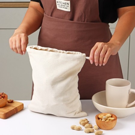 Back for storing products, 25 × 30 cm, linen-3