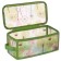 Folding box on the zipper "Spring", 30x15x15 cm, green-yellow