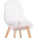 Plastic stool VART BUKA/Plastic, natural/Transparent 47x53x81 cm