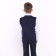 School vest for a boy, blue color, height 152-158 cm