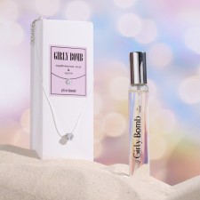 Gift set of Girly Bomb, pendant+perfumery water, 33 ml