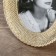 Photo frame Polystone 10x15 cm oval "braid" gold 21x16 cm