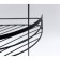 Wall corner shelf 2-tier Joy Home, black
