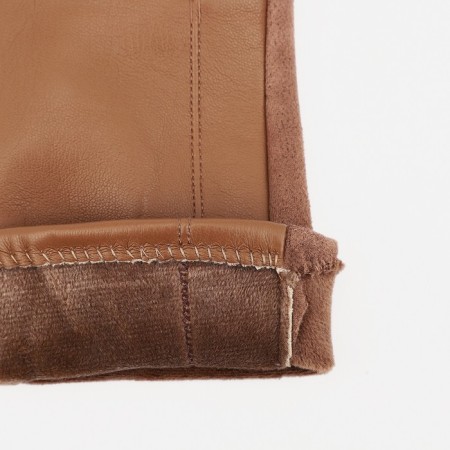 Gloves are female, dimensionless, without insulation, beige color-2