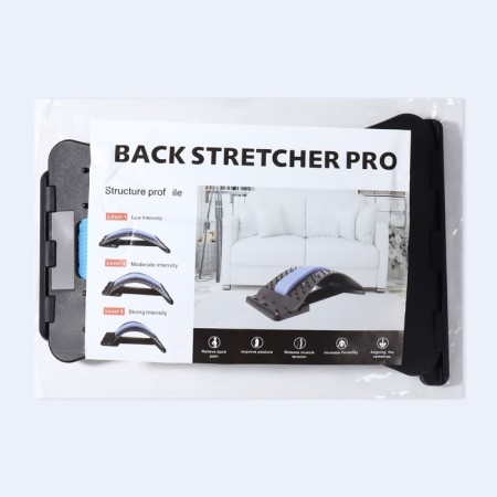 Massage for the back, three -level, with a magnet, 38 × 24.5 cm, color mix-18