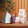 Gift set "5 in 1" Scrub, shampoo, spray, combined hat, white washcloth