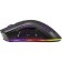 The mouse Defender Warlock GM-709L, Western, Optical, RGB, 2400 DPI, 400 mAh, 8 buttons, USB, Black