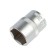 Head -sided tundra head, under a square 1/2, 21 mm, CRV
