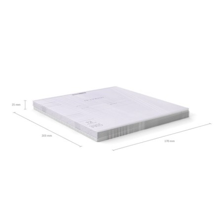 Note of 12 sheets in the Erichkrause line "Coverprio Pastel classics, plastic cover, offset block 100% whiteness, lilac-7