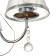 Chandelier 2425/3 E27 40W chrome 52x52x32-60 cm Bayerlux